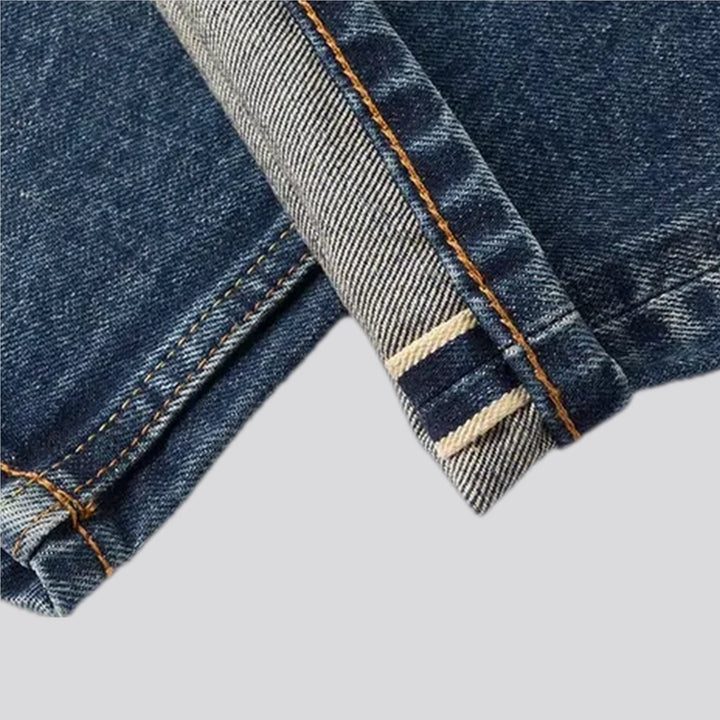Casual tapered men's jeans