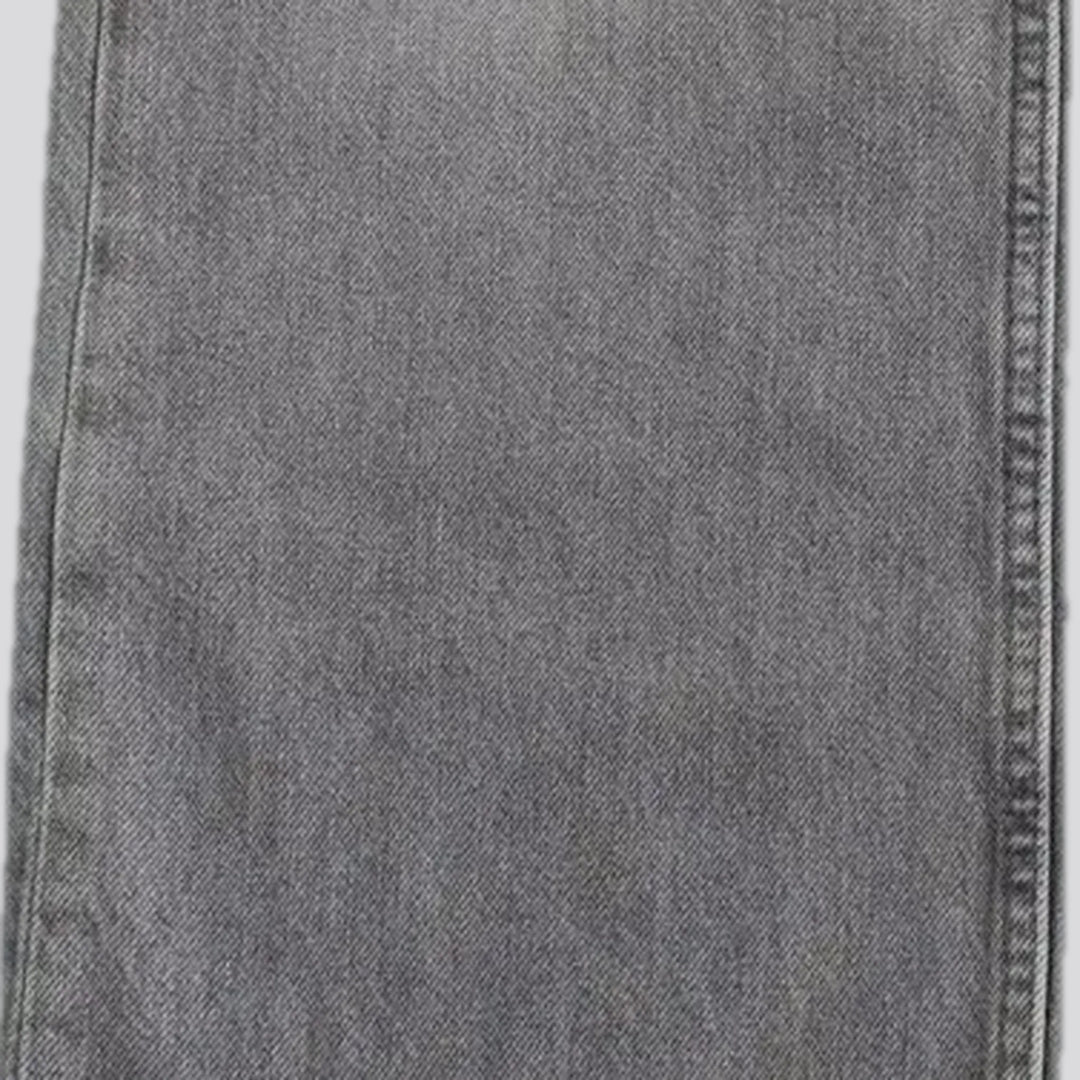 Casual light faded lines jeans for women
