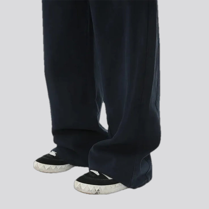 Baggy casual midweight jean pants for men