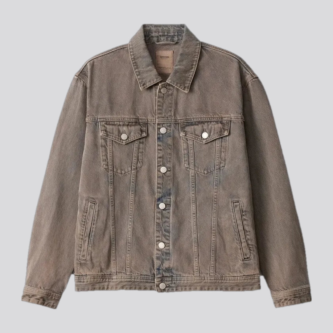 Retro Style Men's Jean Trucker Jacket | Jeans4you.shop